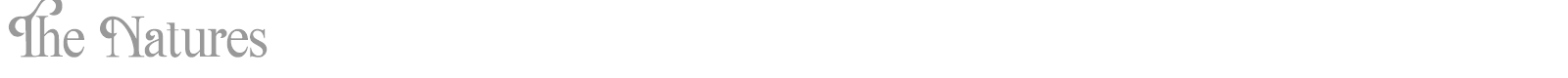 The Natures font preview